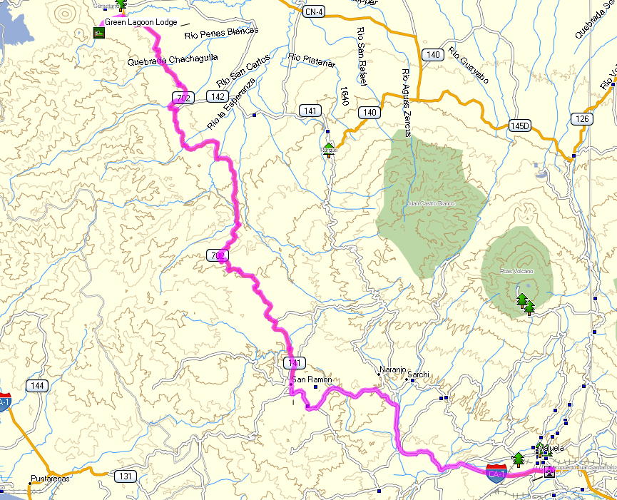 Los Suenos Costa Rica Map Maps For You