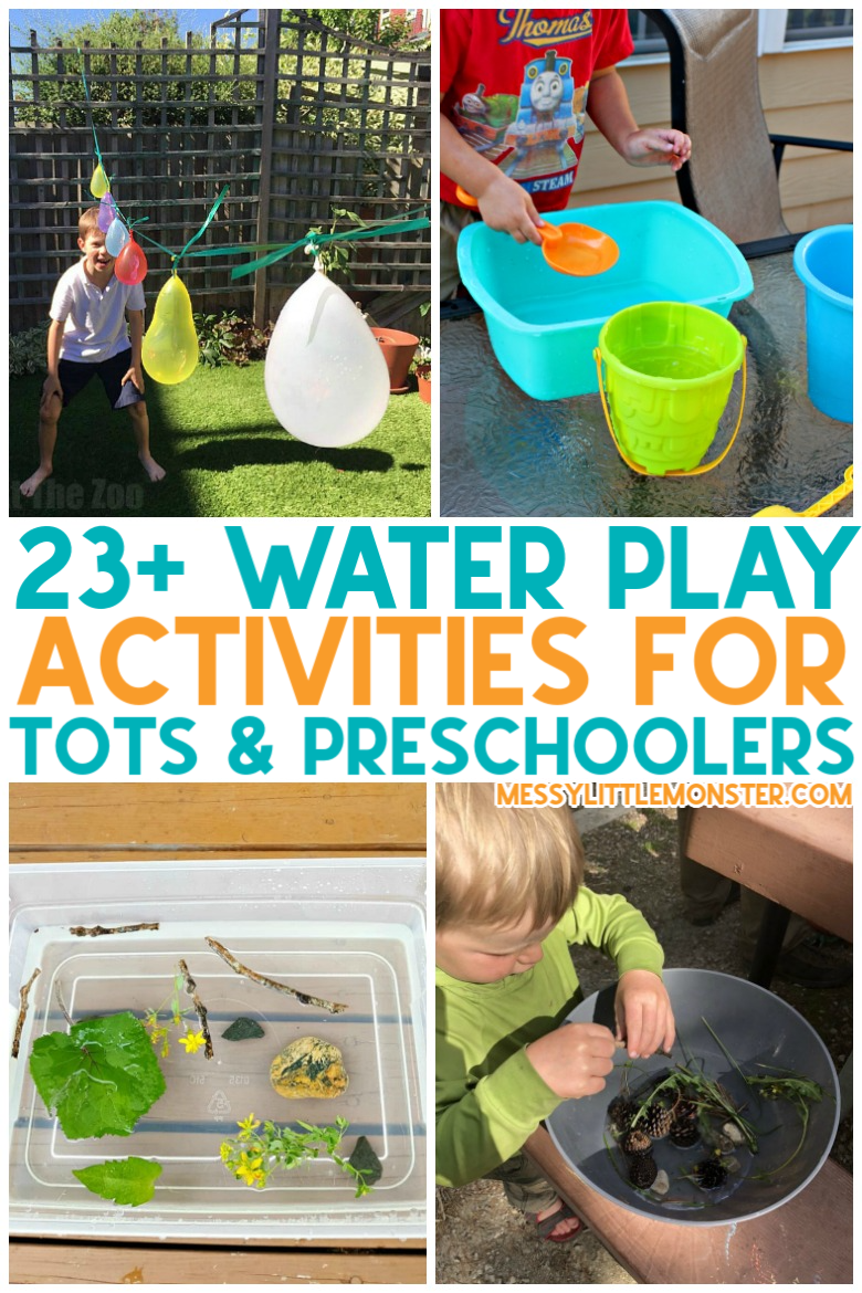 water activities for toddlers and preschoolers