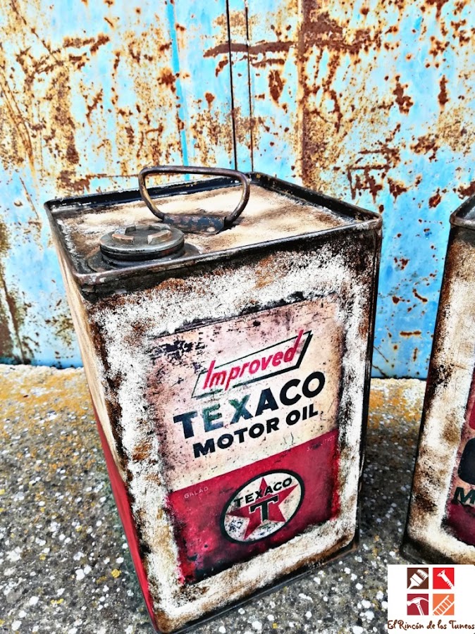 tunear latas de aceite