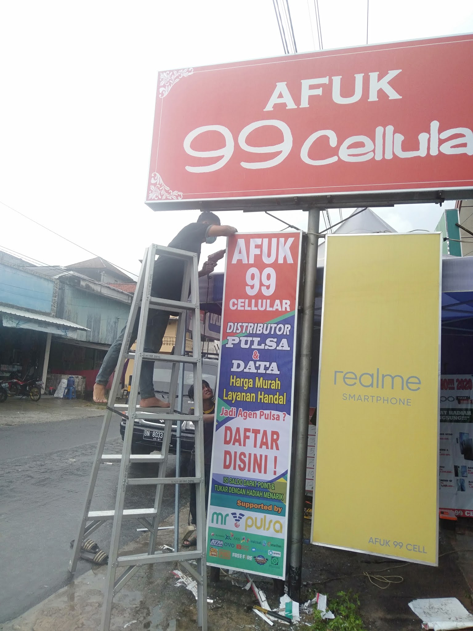 Contoh Neon Box Pulsa / Neon Box Konter Hp Khatoon Dehwar