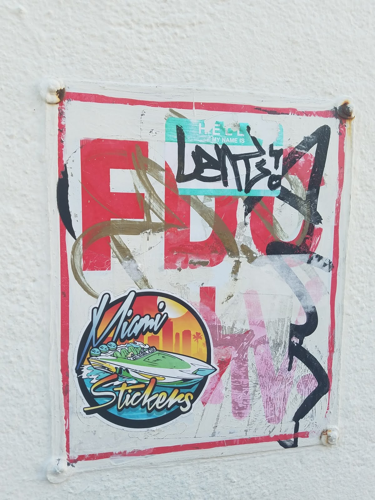 SIGN SHOP MIAMI: MIAMI STICKERS - EXTRA STICKY BEST DECALS - WYNWOOD ...