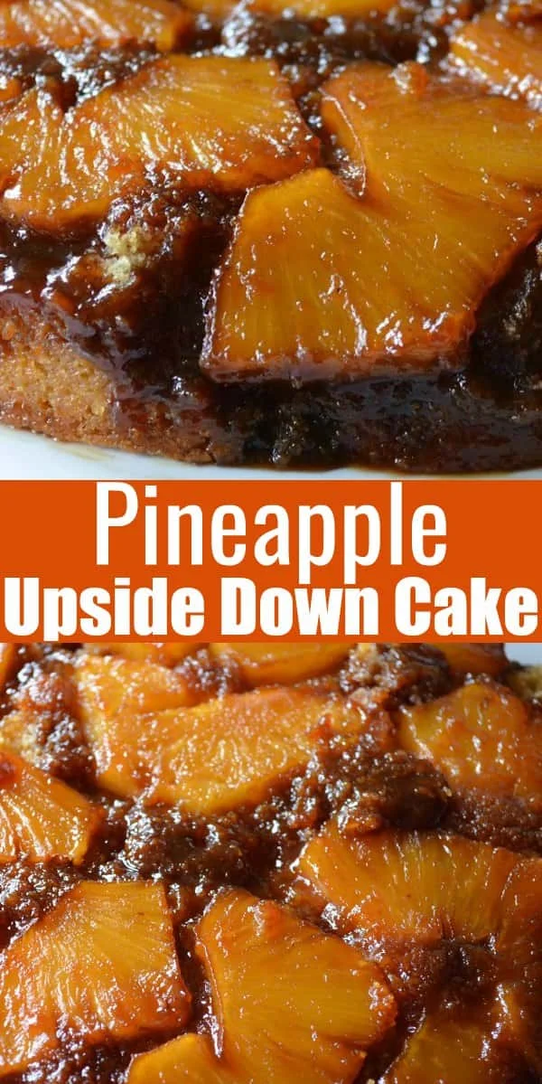 Skillet Pineapple Upside Down Cake from a Pampered Chef Recipe