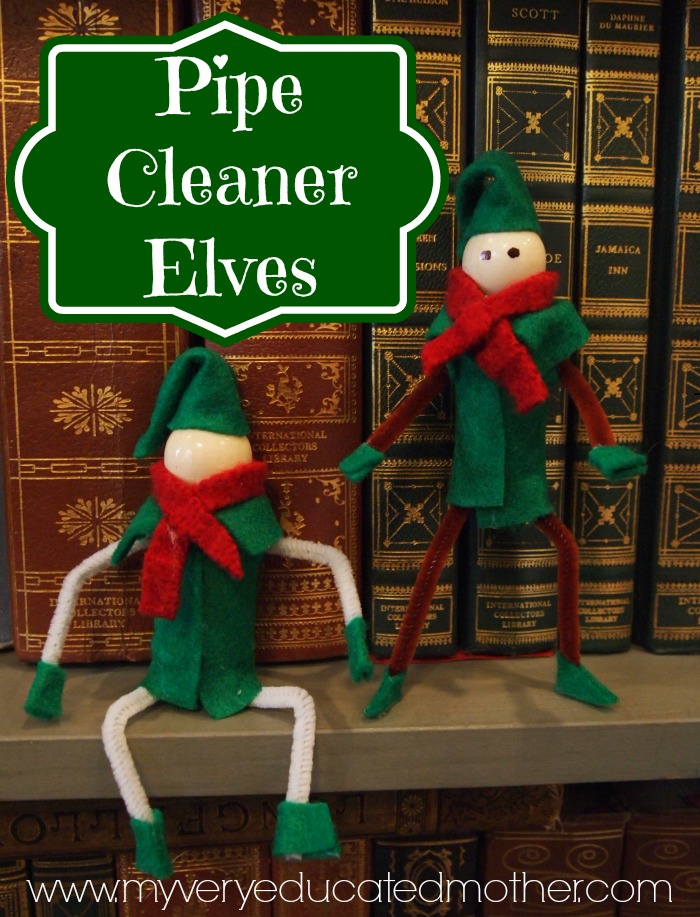 Pipe Cleaner Elf Ornaments