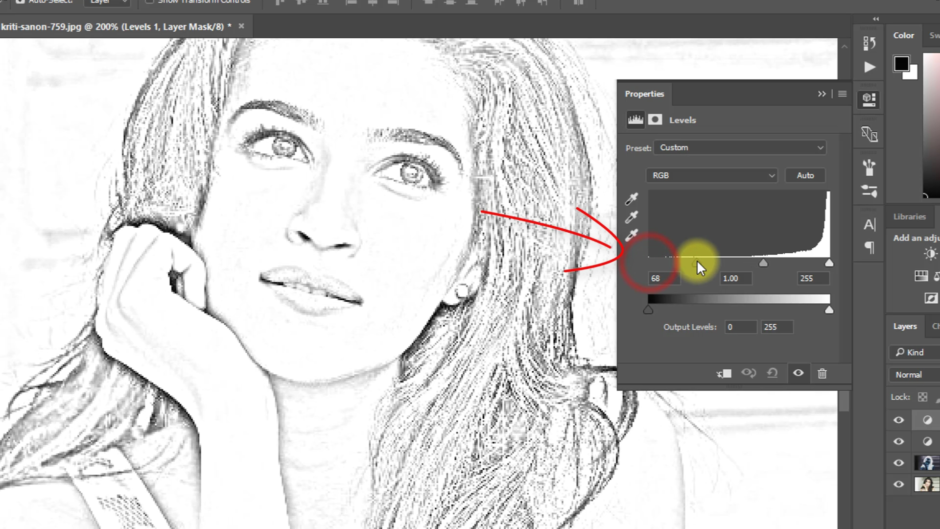 How to Convert Image into Pencil Sketch in Photoshop CC