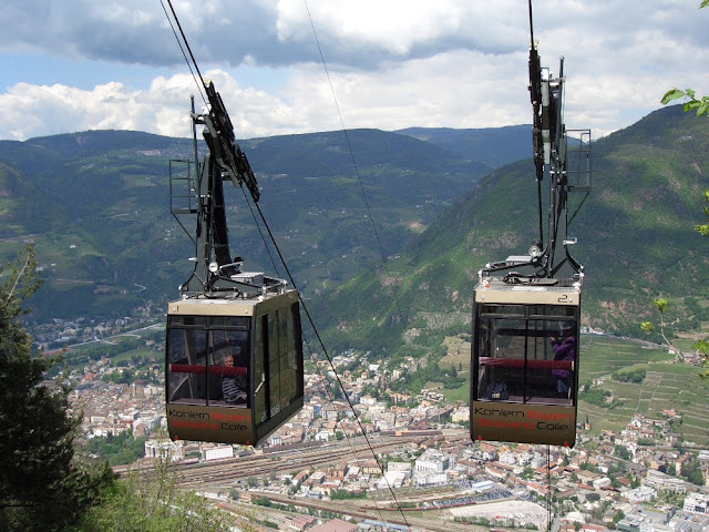 zona di colle kohlern bolzano funivia