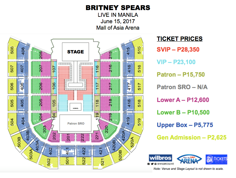 Britney Live in Manila How much is the ticket? EDnything
