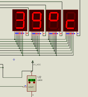 simulasi LM35 atmega 16 proteus