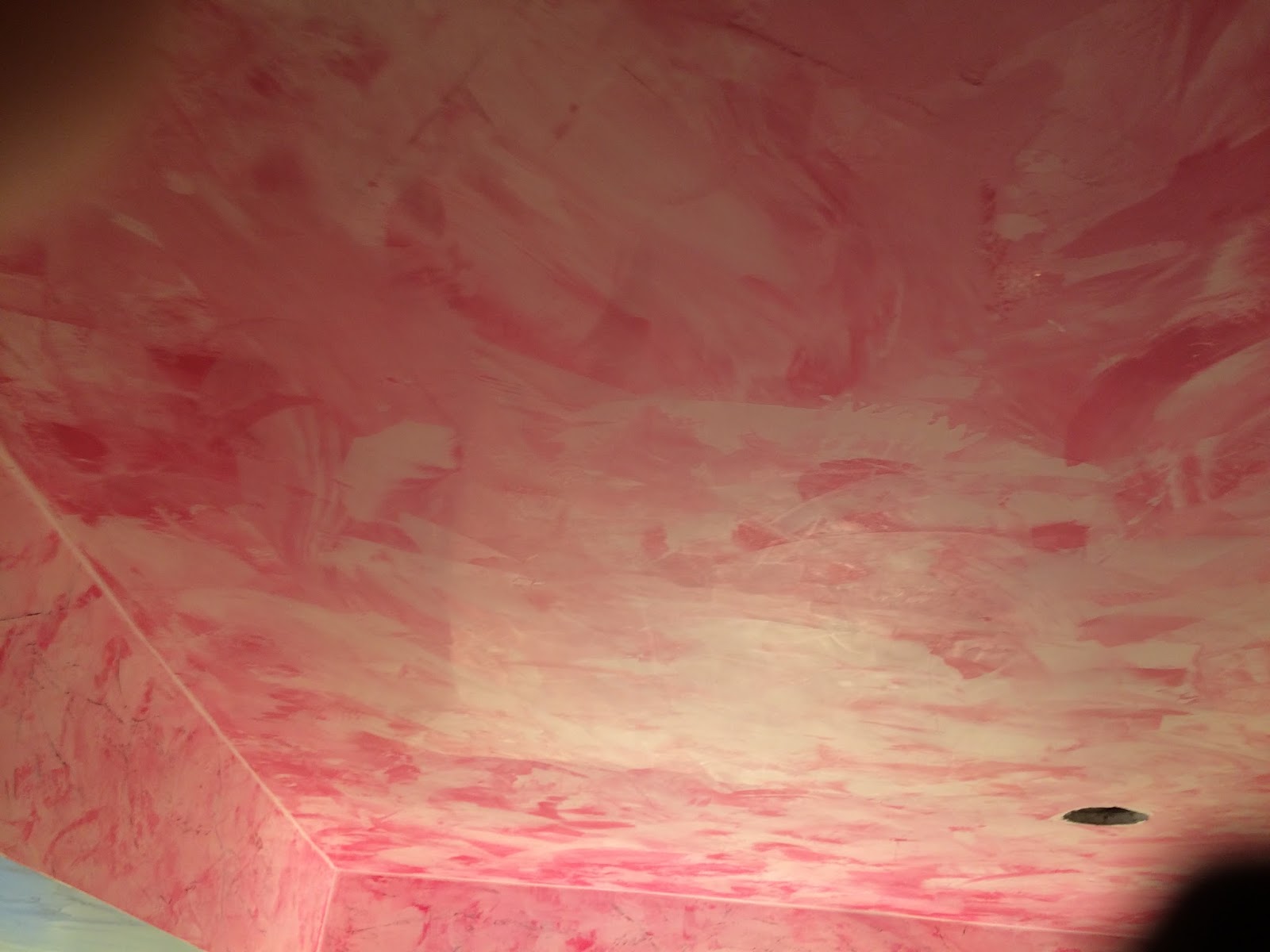 Huls Italian Plasters & Drywall llc. Pink Speechio Plaster