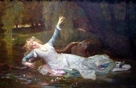 ophelia flowers alexandre cabanel ophelias shakespeare garden 1883