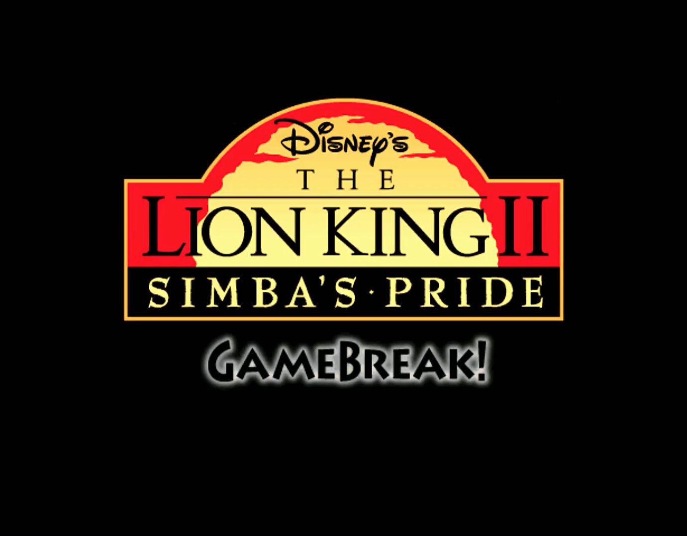 The Lion King 2 Simba's Pride GameBreak