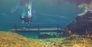 Mergulho no lago verde Superinteressante