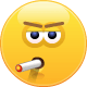 Smoking emoticon for Skype