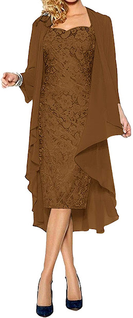 Beautiful Brown Mother of The Groom Dresses