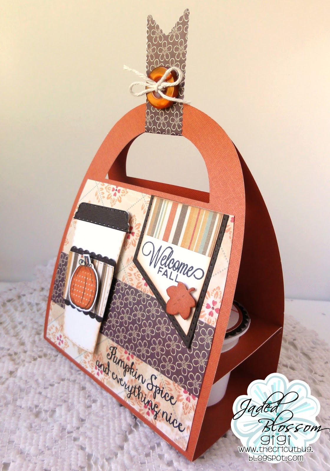 Jaded Blossom Pumpkin Spice KCup Holder