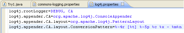 Peak Techie: Commons-Logging Tutorial