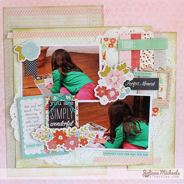You Are Simply Wonderful layout by Juliana Michaels