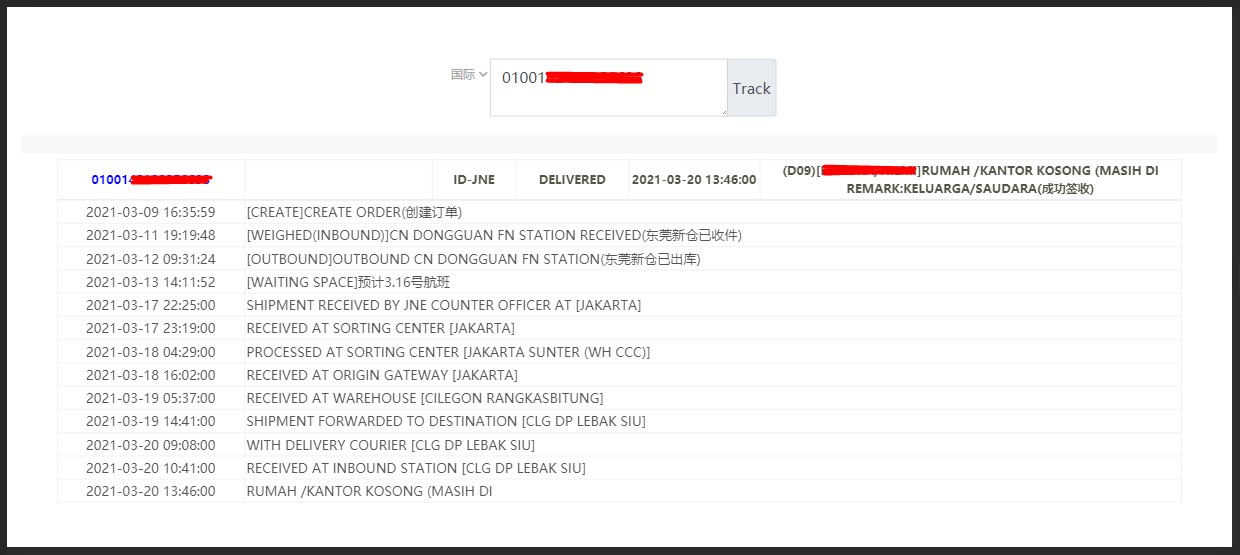 Cara Cek Resi Pengiriman Sen Hong Akulaku Dari Dongguan China