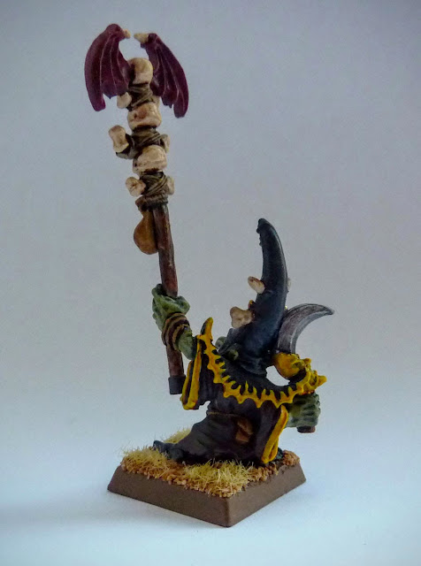 'Oddgit' night goblin shaman from the 'Idol of Gork' campaign pack.