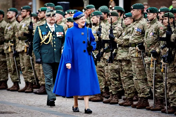 Queen Margrethe of Denmark visited Army Intelligence Center and supervised the pageant