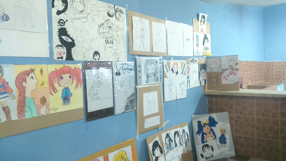 Fotos del curso de dibujo cómic manga