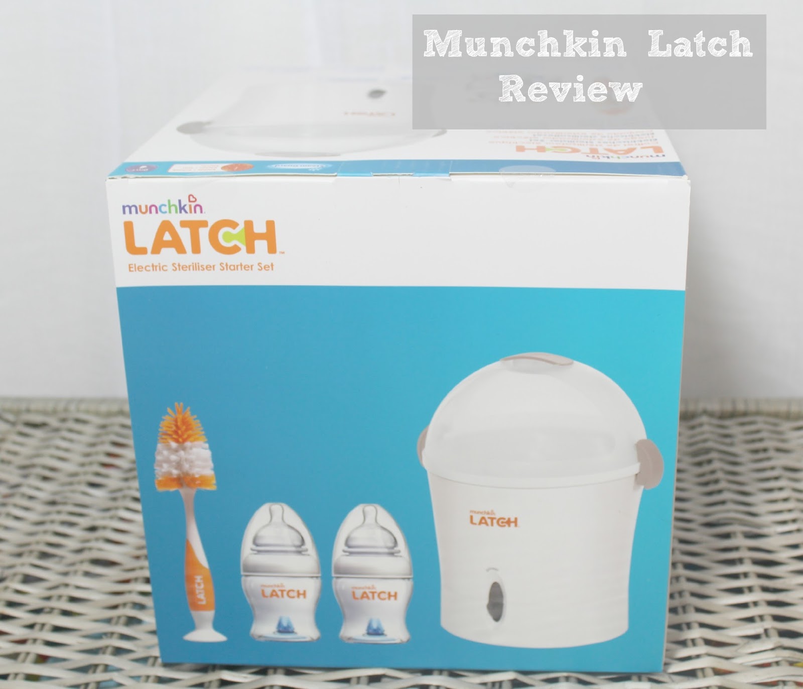 Munchkin Latch Electric Steriliser and Bottles Review | Sparkles and ...