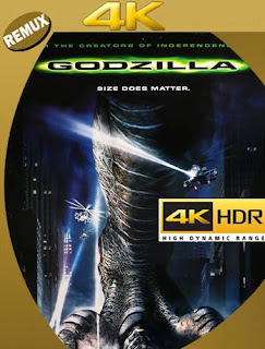 Godzilla (1998) 4K REMUX 2160p UHD [HDR] Latino [GoogleDrive] 