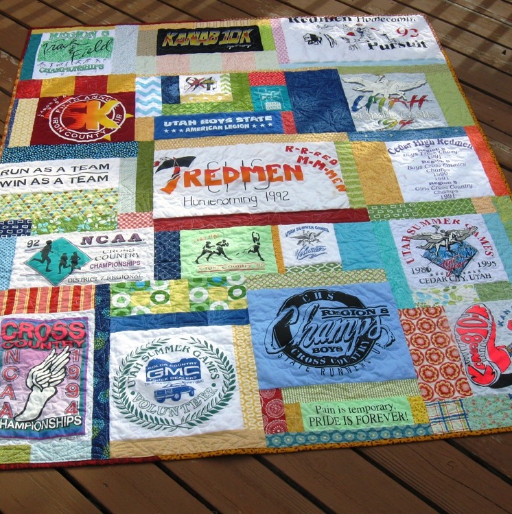 Happy Quilting: Tutorial Throwback Thursday - T-Shirt Memory Quilt