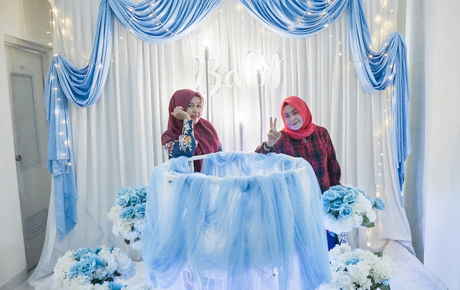 Dekorasi Aqiqah bayi cowo - Azka putra artis Intan Sakura | Dekorasi