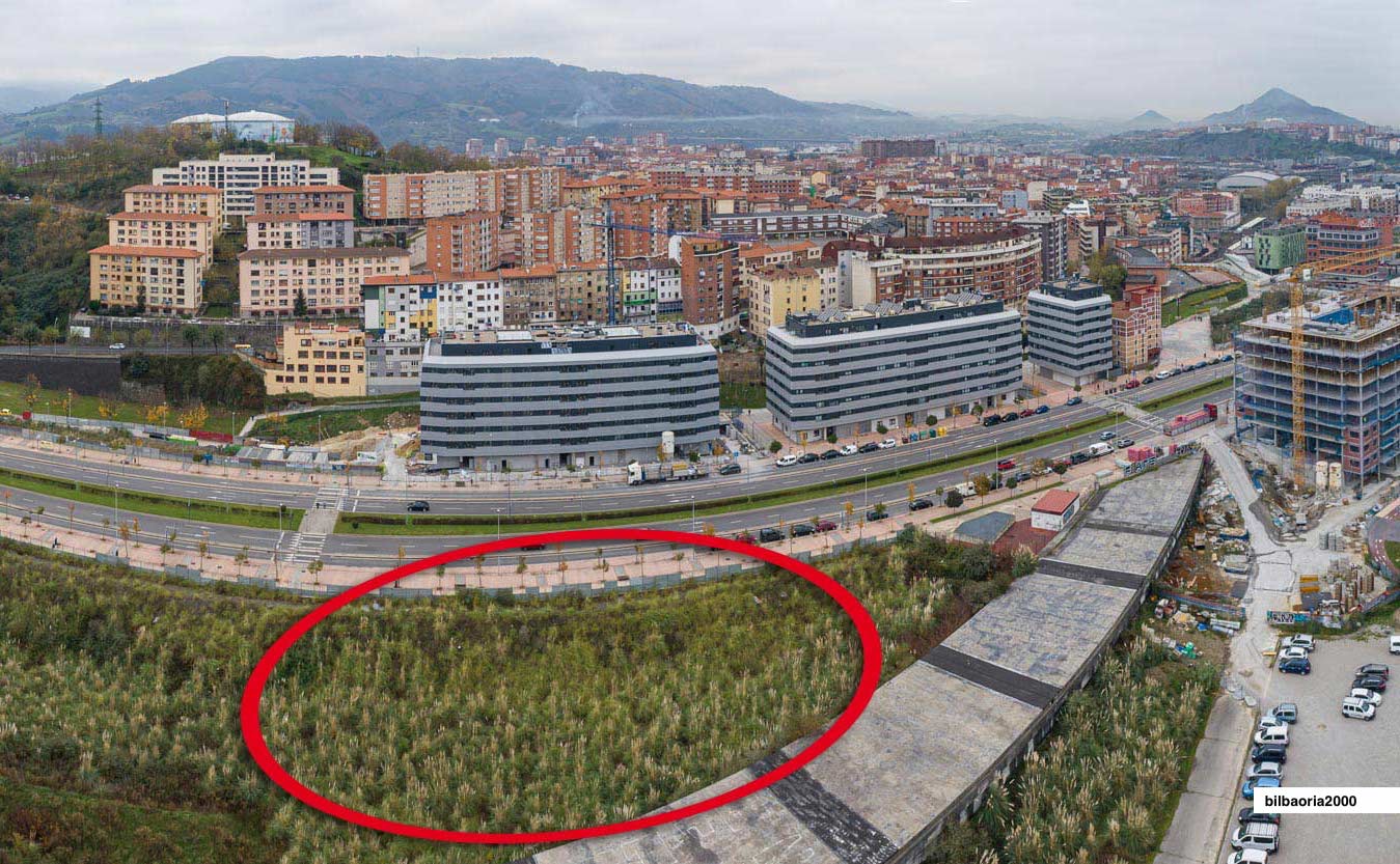 Bilbao Ría 2000 pone en venta un solar por 7,5 millones más IVA para
