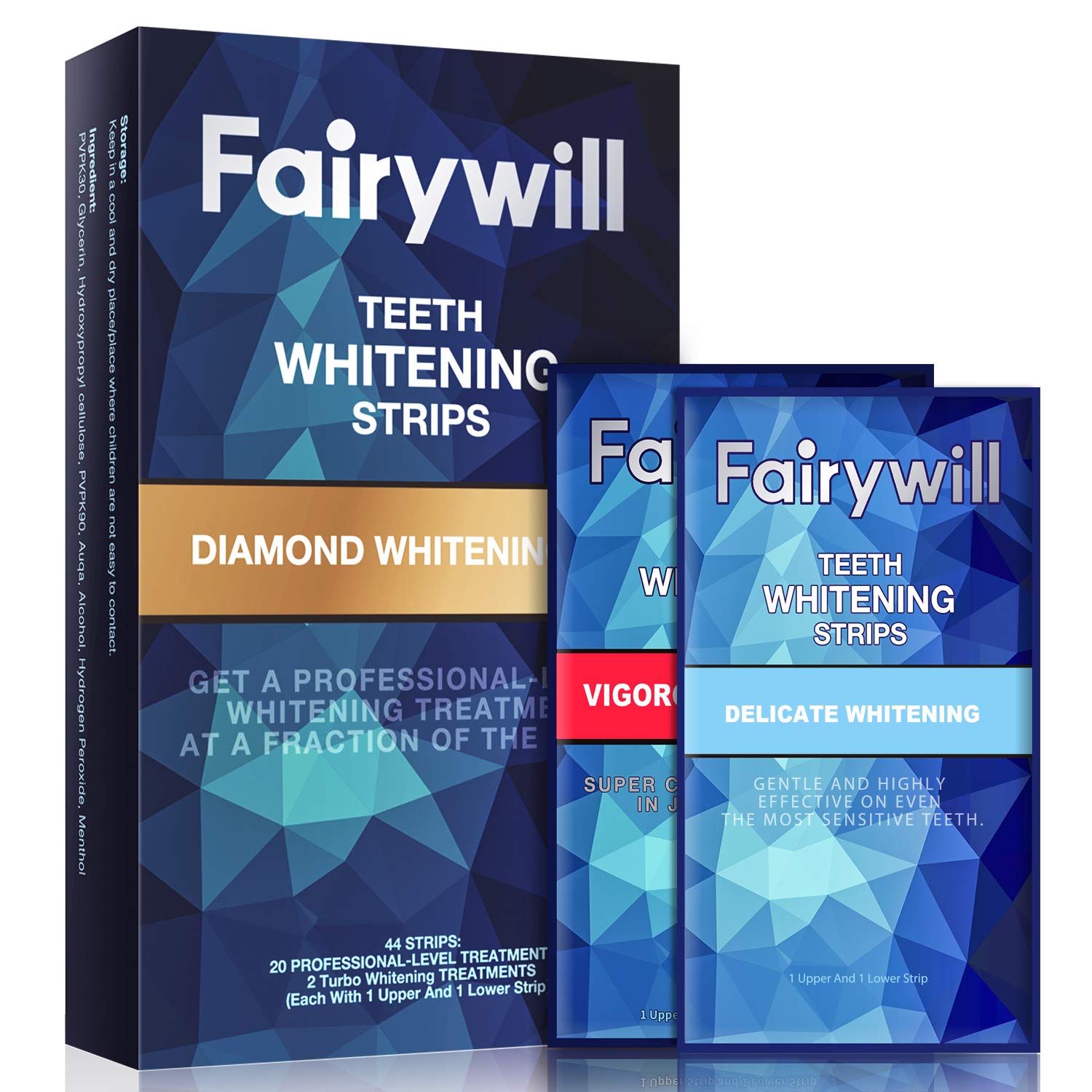 28 Fairywill Teeth Whitening Strips 7.47, 44 Fairywill Teeth Whitening