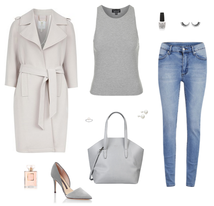 Outfit Idea | Grey Coat - Flip And Style