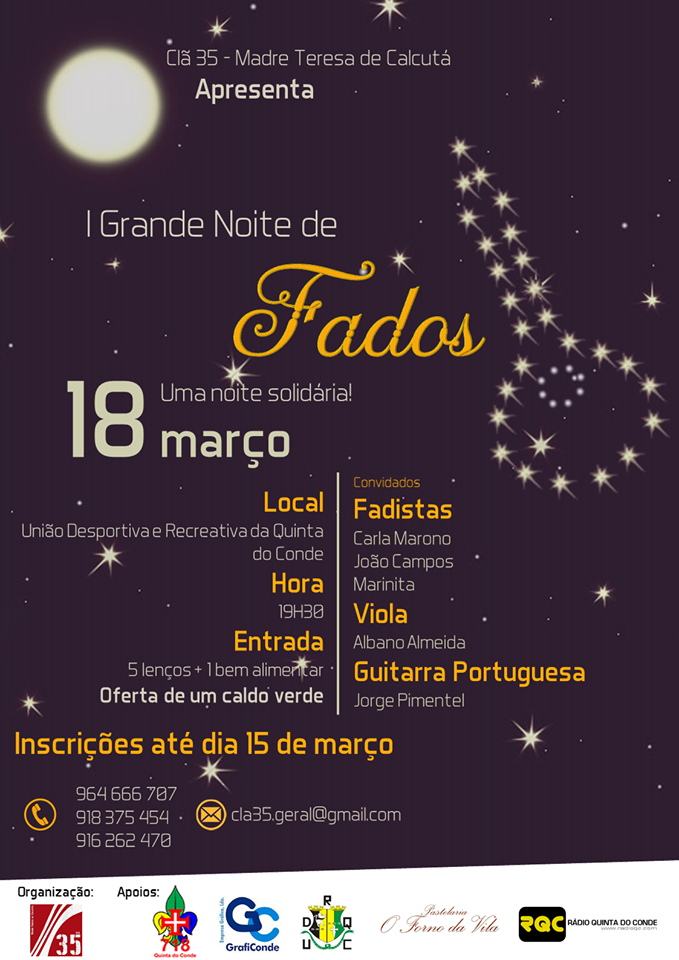 I GRANDE NOITE DE FADOS - CLÃ 35