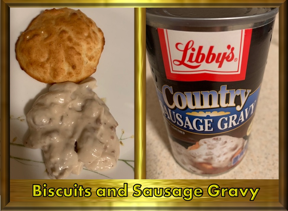 Animal, Nature, and Travel Tastebud Journey Bisquick Biscuits and Sausage Gravy