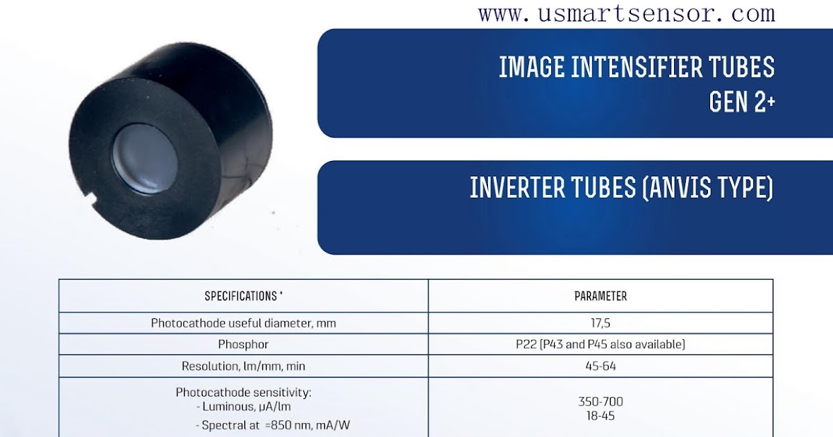 Image Intensifier Tube Gen 2+ Inverter Tubes(anvis type)