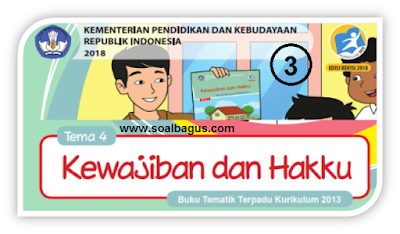 Download Soal PH/ UH Kelas 3 Tema 4 Semester ganjil k 13 revisi 2018, terbaru, kunci jawaban