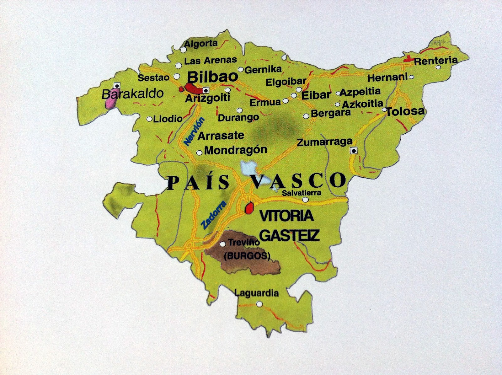 Provincias del pais vasco