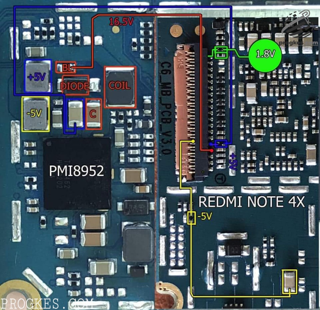 MEDIA CARE TELEKOMUNIKASI INDONESIA: Diagram backled REDMI NOTE 4X MIDO