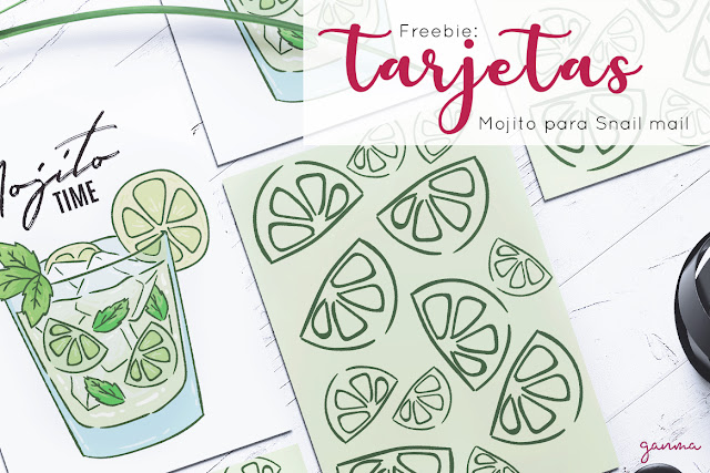 Correo bonito + Freebie: Tarjetas Mojito