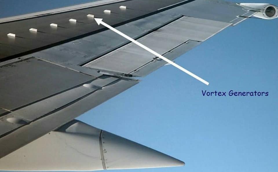A vortex generator (VG) اسأل الطيار ask pilot