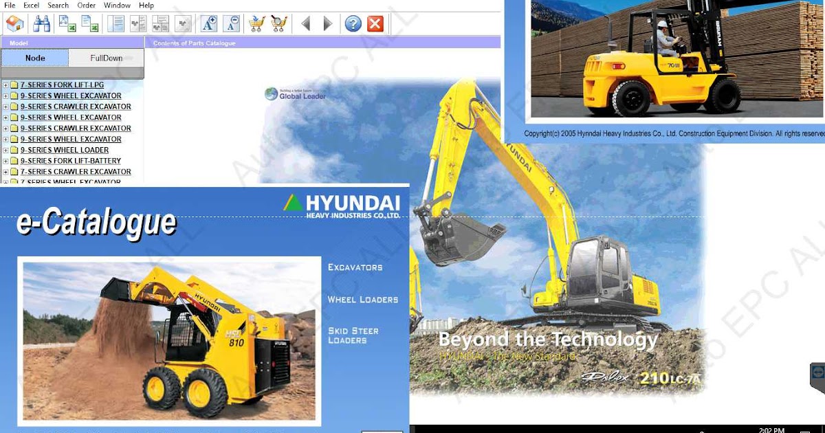 Hyundai Construction Equipment Parts Catalog