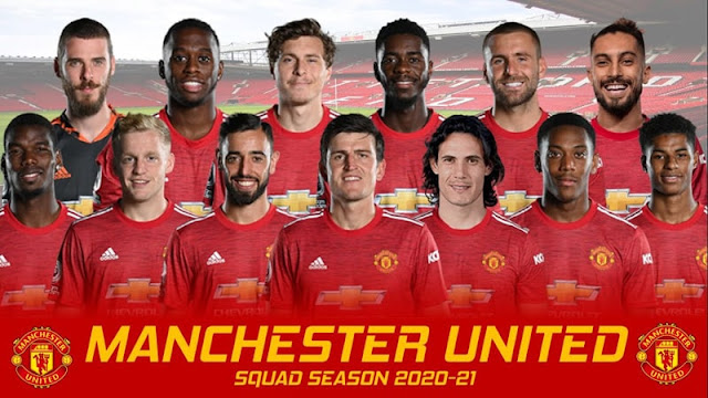 Skuad Pemain Manchester United 2020/2021