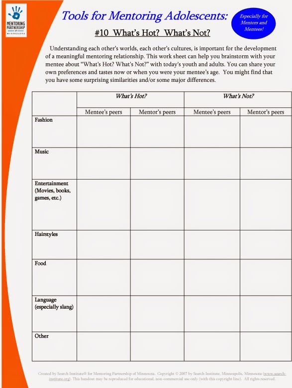 Oklahoma Mentor: Mentor-Mentee Activities