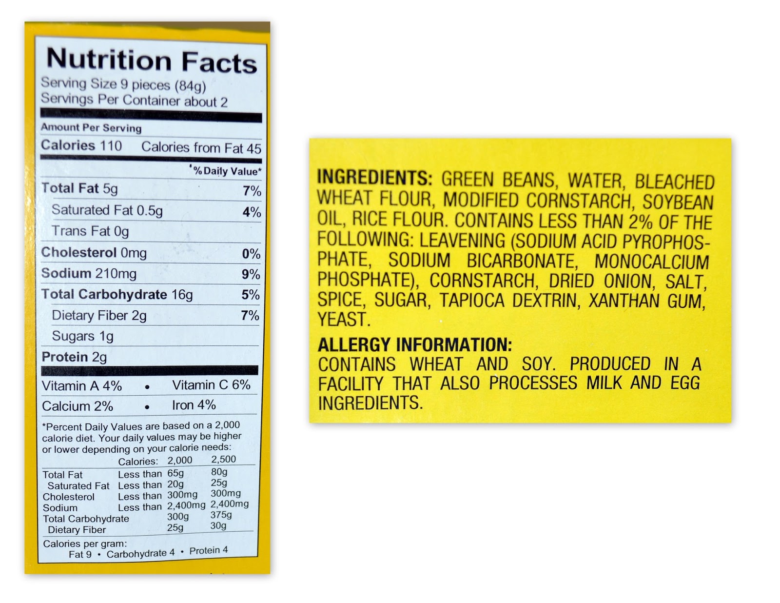 With Kale on Top! Snapps Green Bean Fries (Dollar Tree)