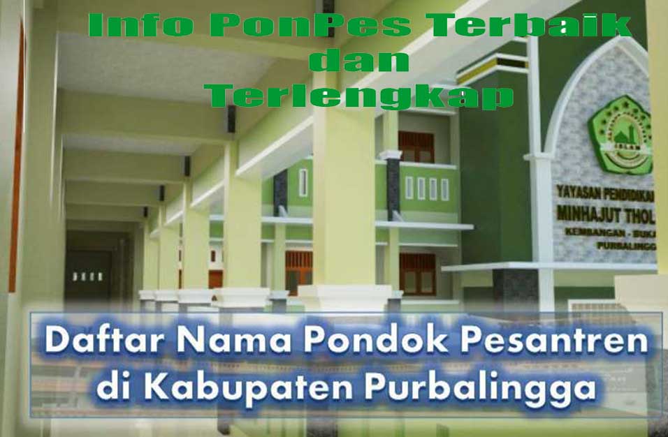 5+ Pondok Pesantren di Kabupaten Purbalingga yang Bagus  Info Pondok
