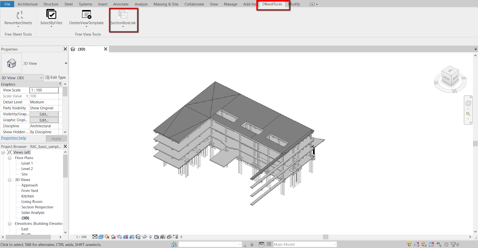 Брусовой дом в ревит