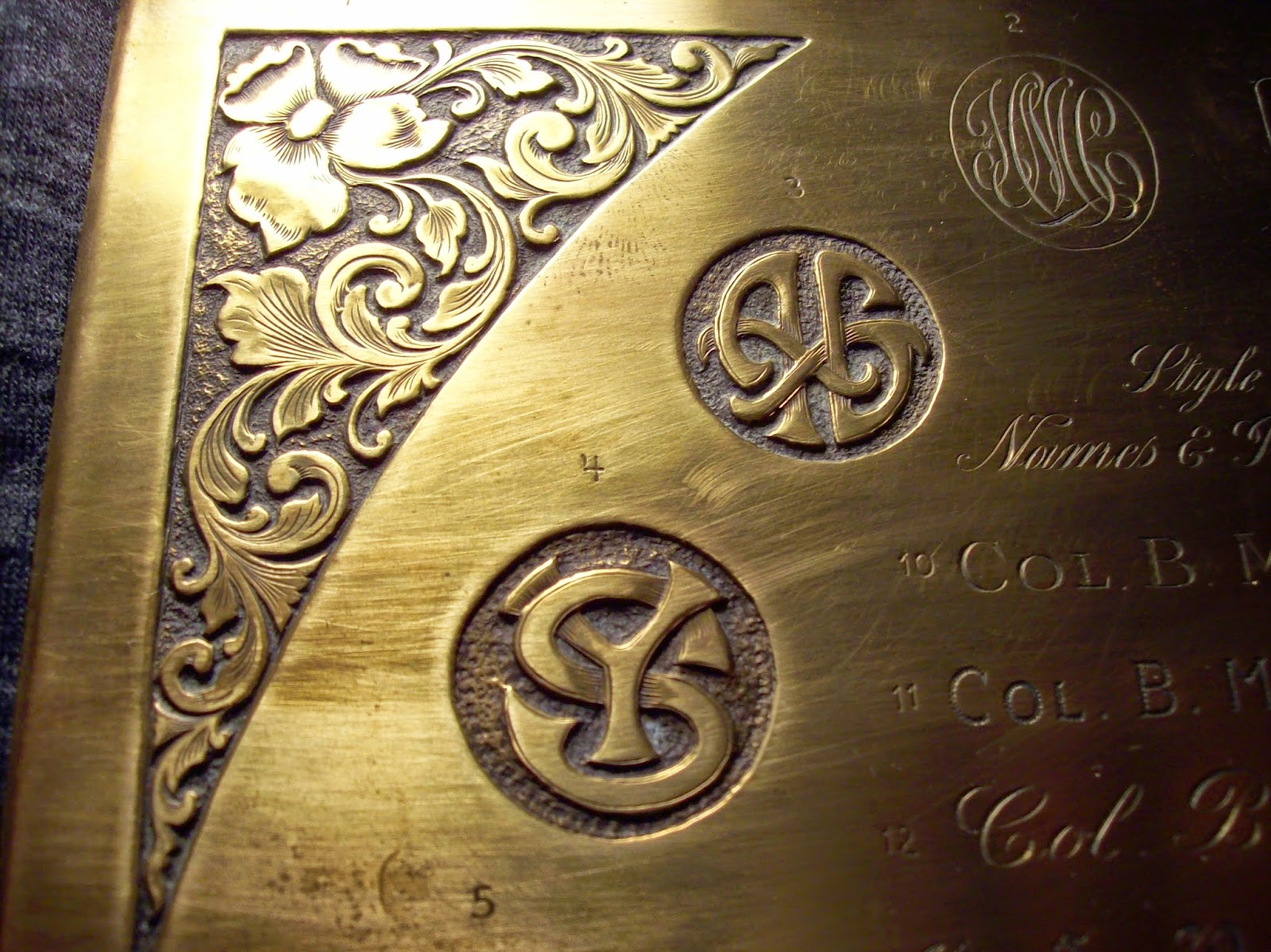 Gurney Engraving Samples of handengraving