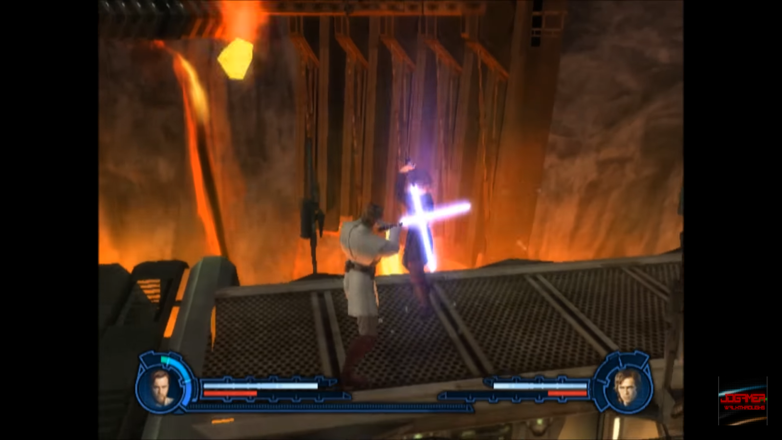 Star Wars Episode III Revenge of the Sith (PS2/Xbox) é o fim de uma trilogia no cinema e nos