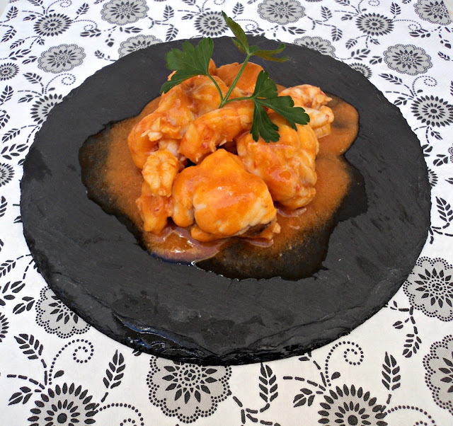 Rape en salsa americana