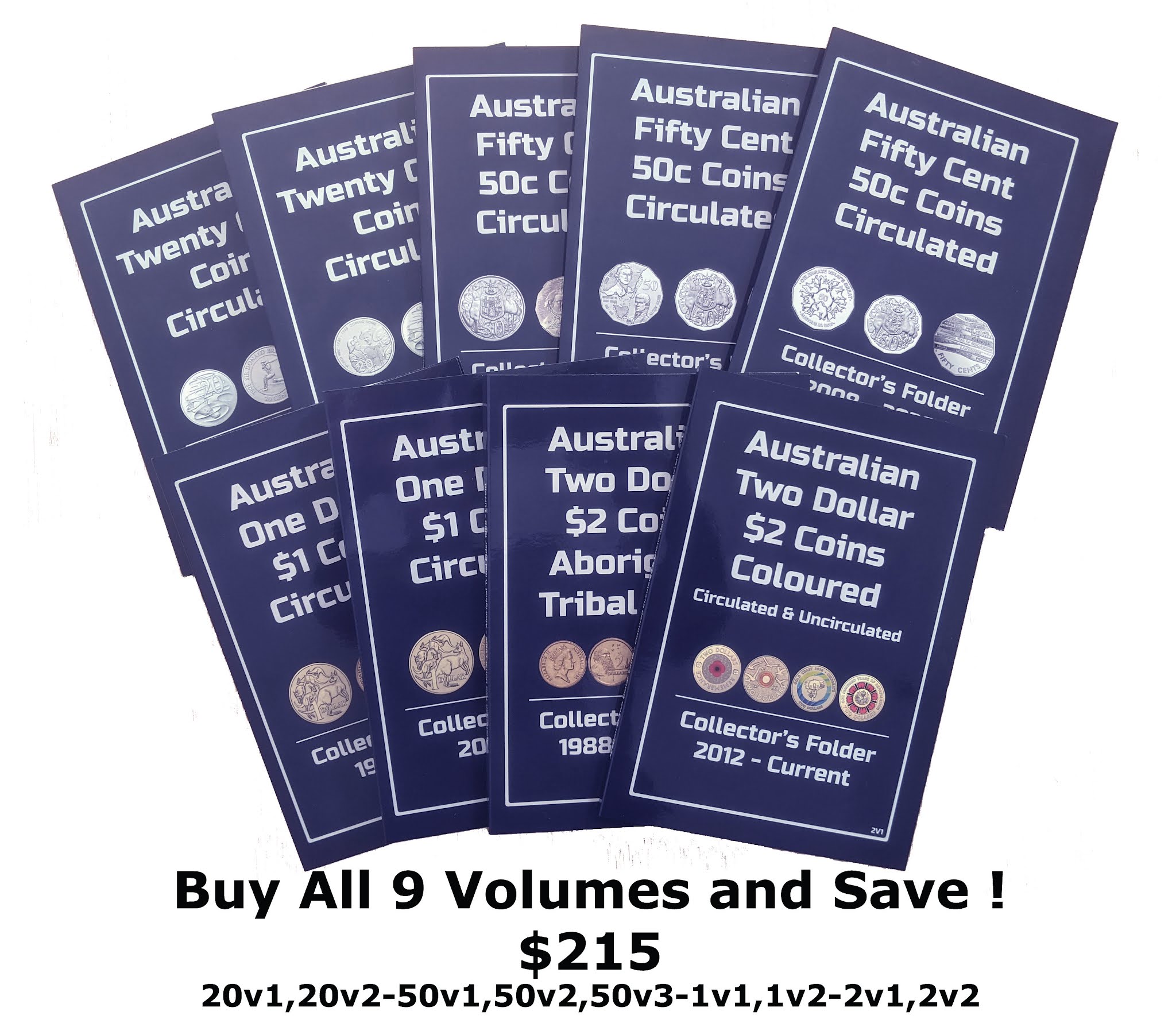 Australian Coin Collector Album's Australian 2 Coloured Coin