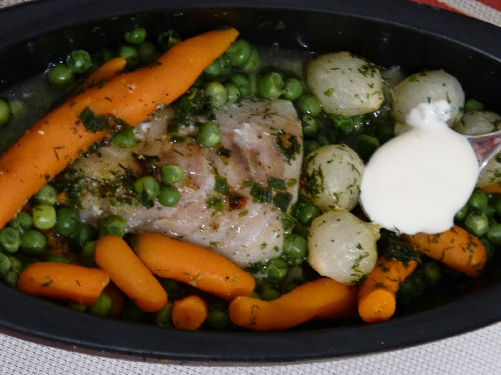 Mamzelle Cuisine: Papillote de dos de cabillaud aux légumes